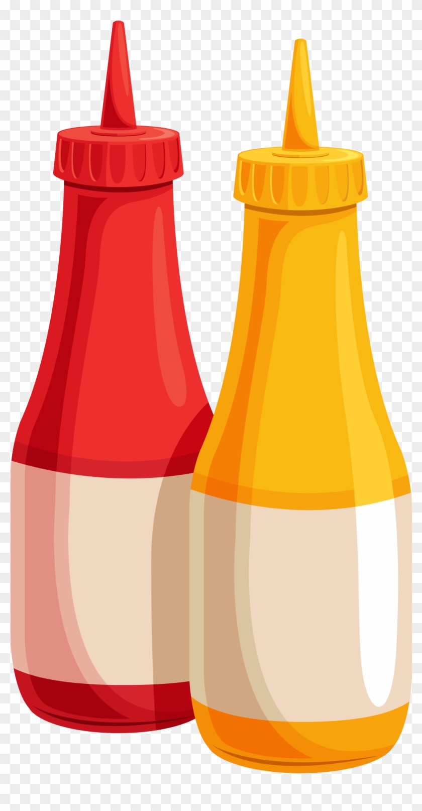 Ketchup And Mustard Bottles Png Clipart Image - Ketchup And Mustard Bottles Png Clipart Image #104788