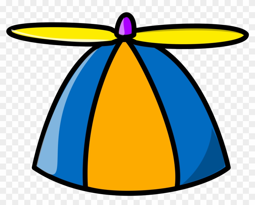 This Free Clip Arts Design Of Propeller Hat - Propeller Hat Clipart #104951