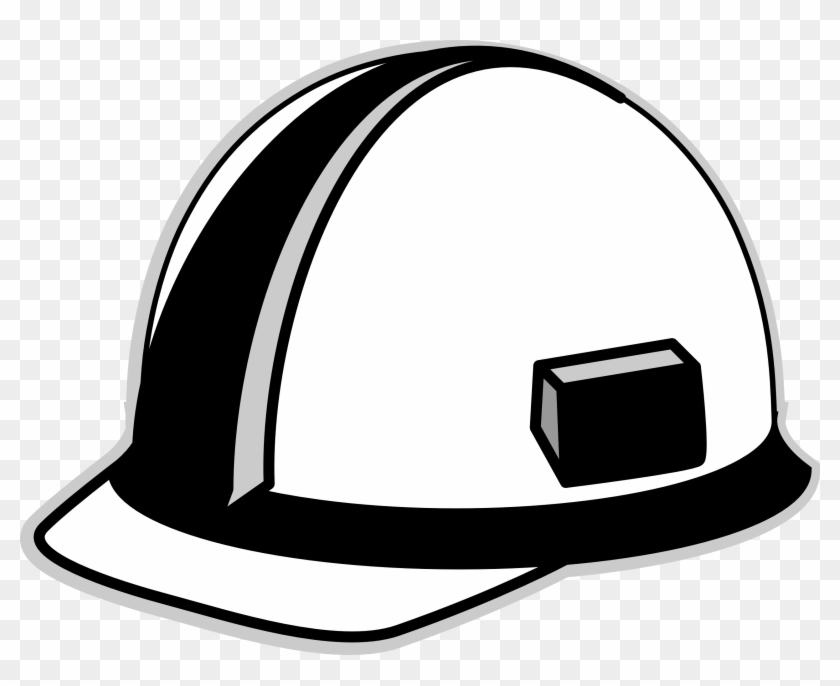 Trends For Cowboy Hat Clip Art Black And White - Hard Hat Vector Free #104958