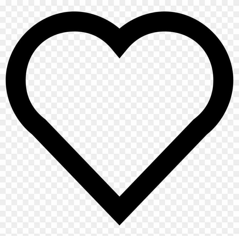 A Simple Heart - Heart Emoji Coloring Page #105043