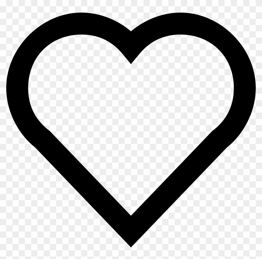 A Simple Heart Heart Emoji Coloring Page Full Size PNG Clipart