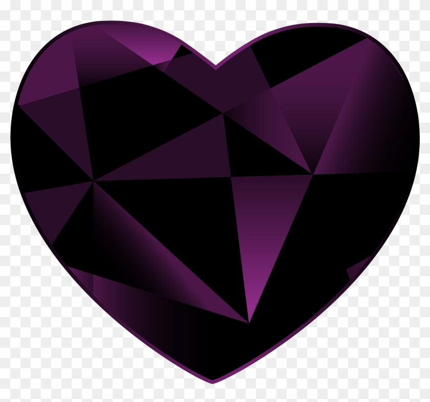 Gem Heart Png Clipart - Romance #105080