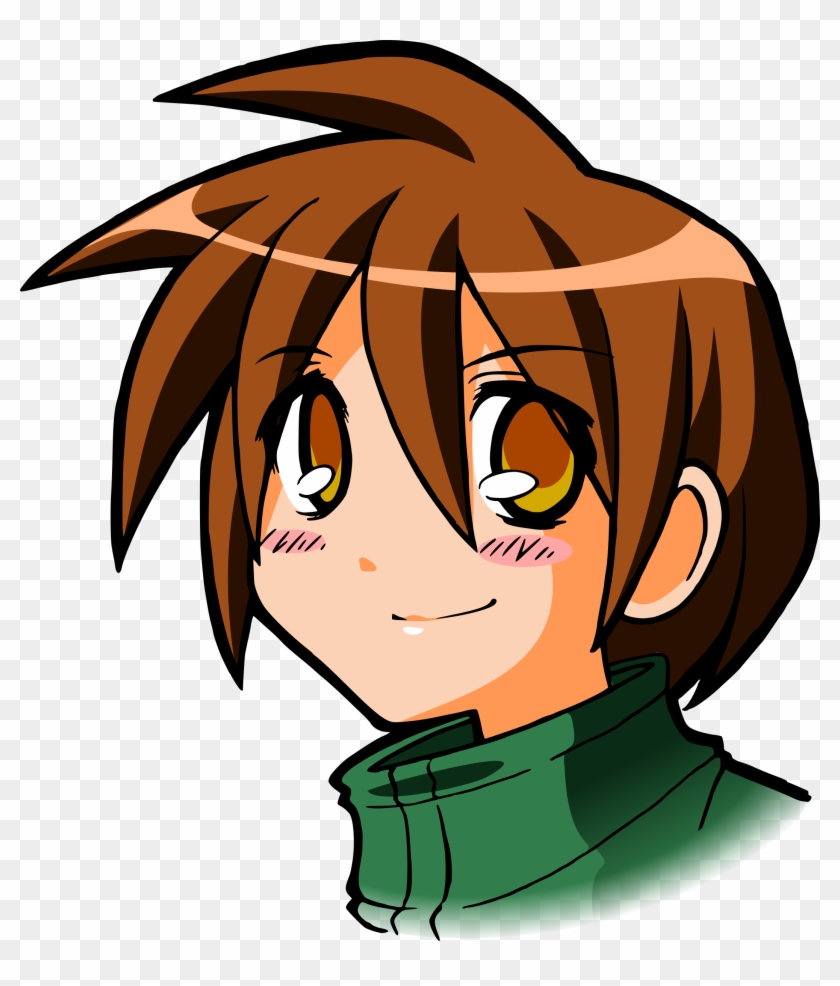 Download Png Image - Brown Hair Boy Cartoon #105136