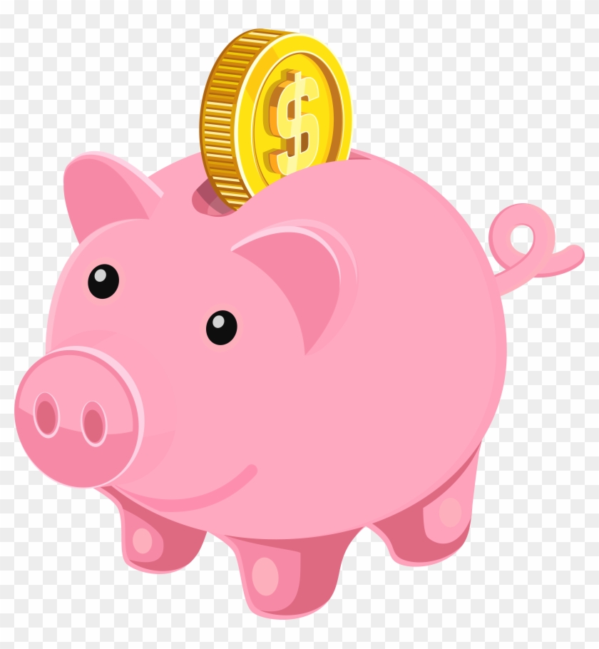 Piggy Bank Png Clip Art Image - Piggy Bank Png Clip Art Image #105443