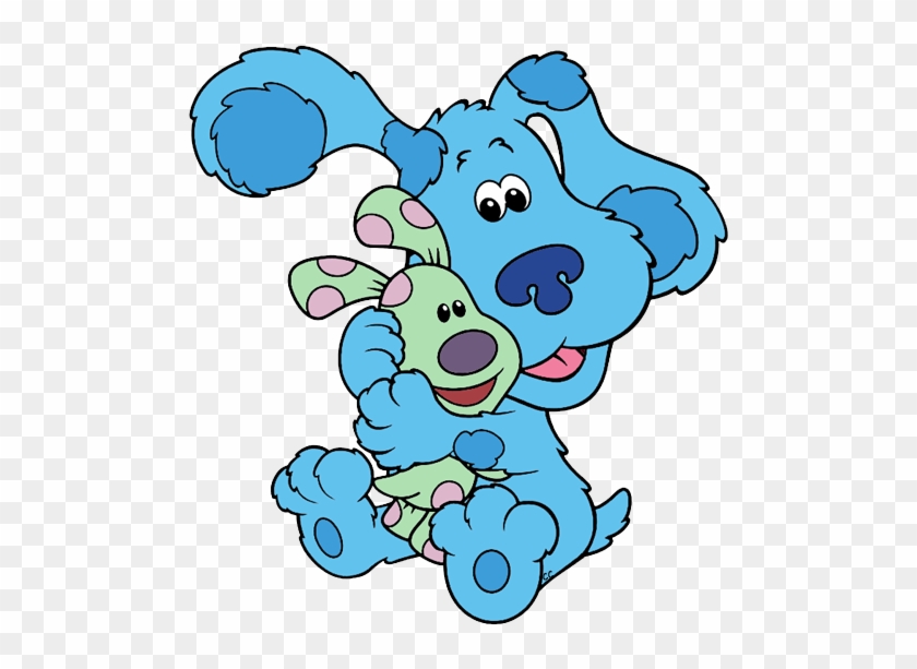 coloring pages blues clues with pink dog