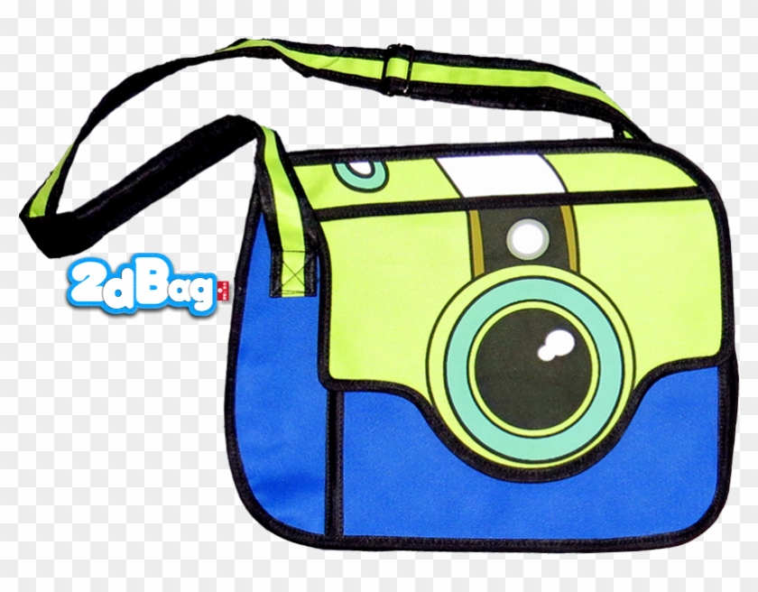 Camera Style 2d Cartoon Bag - Camera Bag Clipart #105592