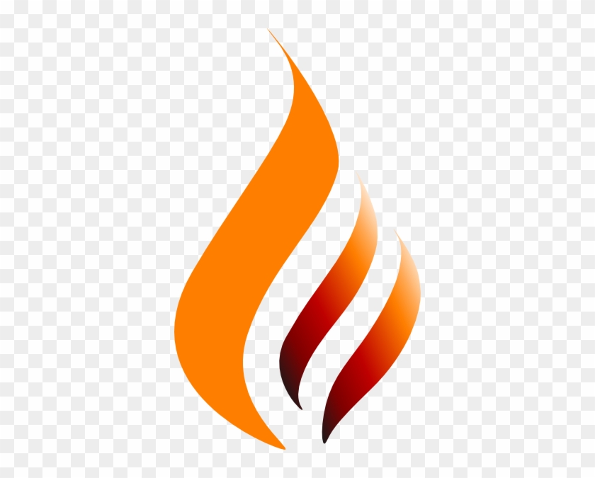 Orange Red Orange Logo Flame Clip Art At Clker - Sculpture #105663