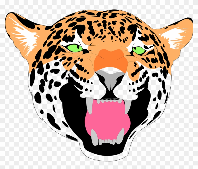 Jaguar Clipart Face - Jaguar With Transparent Background #105871