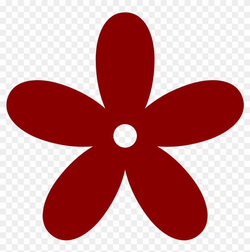 Imagem Relacionada - Dark Red Flower Clip Art #105951