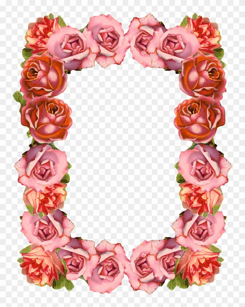 Clip Art - Free Roses Border Transparent Background #105992