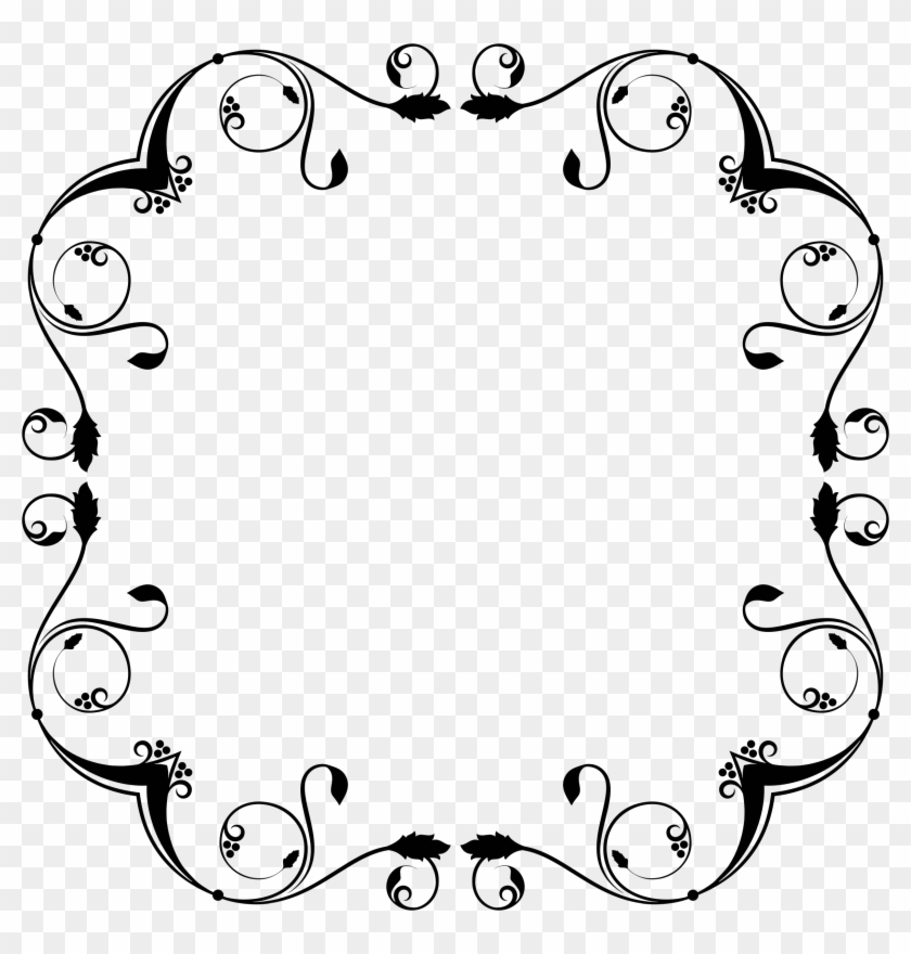 Flourish Frame Design - Portable Network Graphics #106061