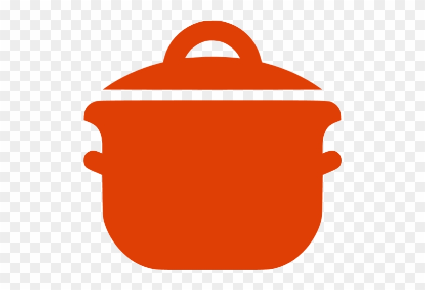 Cooking Pot Icon Clipart - Black And White Cooking Icon #106129