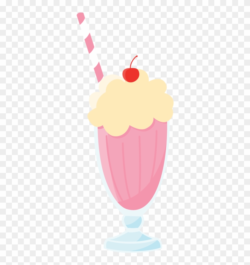 Cute Clipart ❤ Ice Cream - 50s Milkshake Clipart #106154