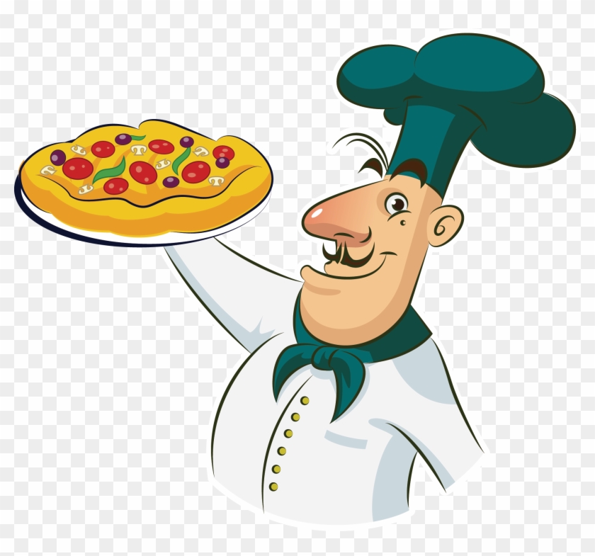 Pizza Chef Cooking Clip Art - Pizza Chef Cooking Clip Art #106170