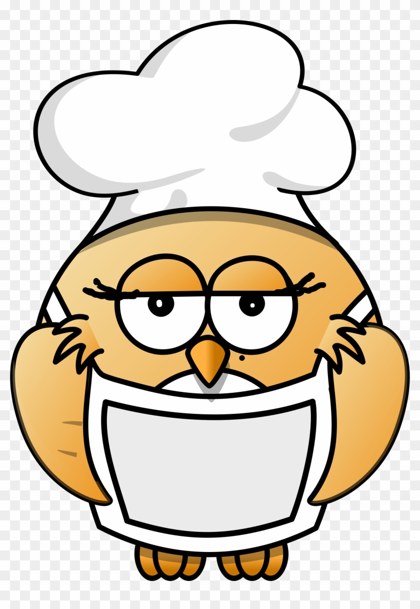 Owl Clipart Cooking - Owl Chef Clipart #106240