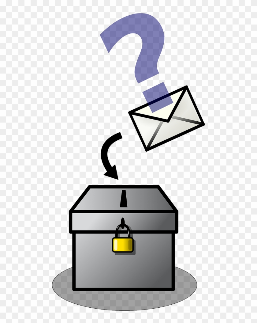 Voting Box Lock Politics Election Choice Ballot - El Voto Es Secreto #106328