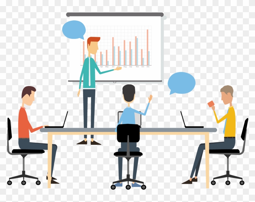 Meeting Cartoon Conference Centre Clip Art - Meeting Cartoon Conference Centre Clip Art #106602