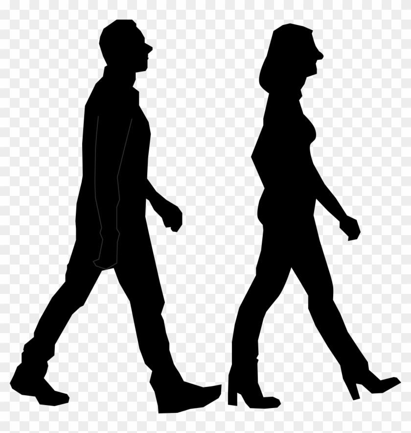 Big Image - People Walking Png Icon #106635