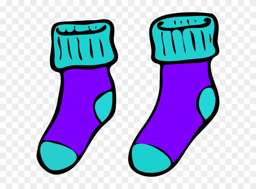 Cliparts Sock - Cartoon Pair Of Socks #107163