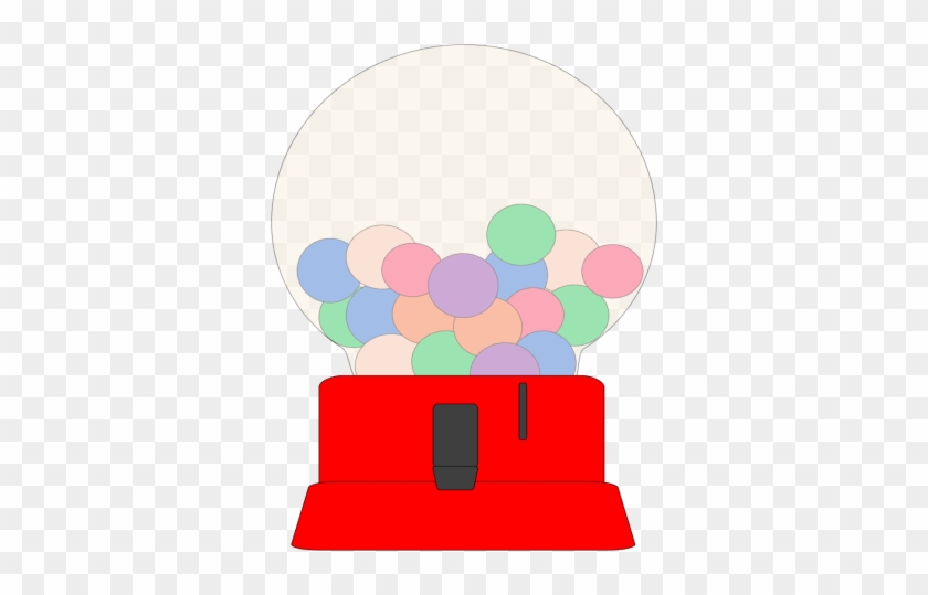 Gumball Machine Clip Art - Bubble Gum Machine Transparent #107344