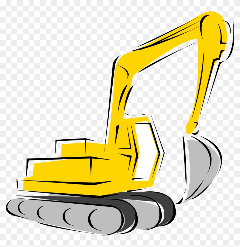 Excavating Clipart - Construction - Heavy Equipment Clip Art #107398