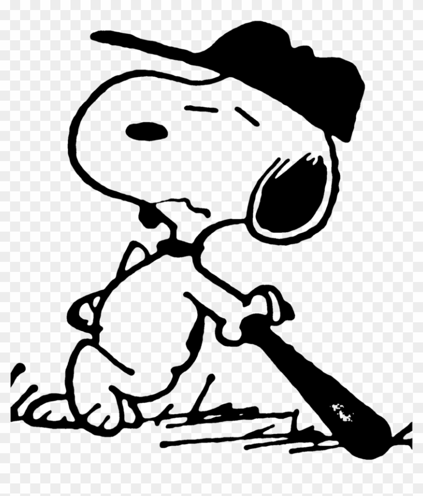 Snoopy Clipart Baseball - Snoopy Baseball #107462