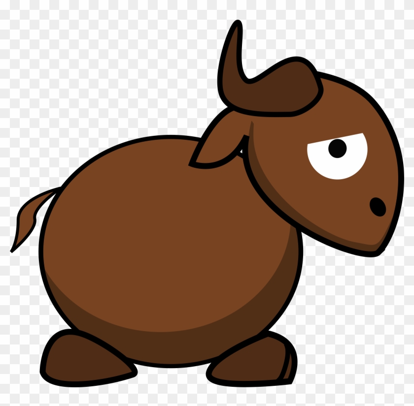 Gnu Clip Art - Cartoon Gnu #107533