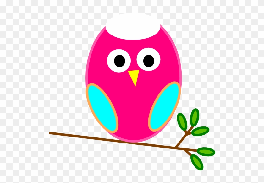 Pink Owl Clipart - L Will Miss You #107575