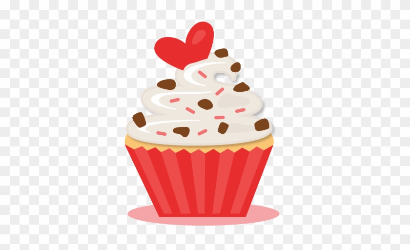Valentine Cupcake Svg Scrapbook Cut File Cute Clipart Valentines Cupcakes Clipart Free Transparent Png Clipart Images Download