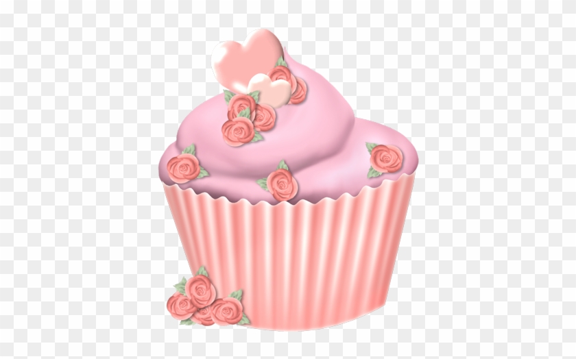 Pinky Peach Valentine - Cupcake #107691