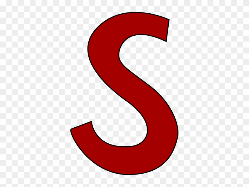 S Clip Art Red Letter S Clip Art Red Letter S Image - Ministry Of Environment And Forestry #107934
