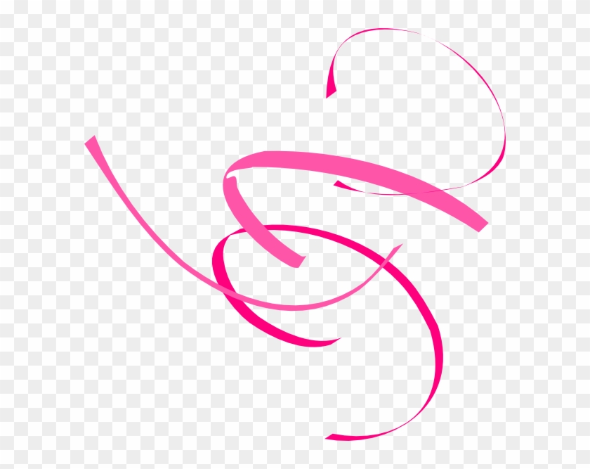 Pink Swirl Clip Art At Clker - Pink Swirls Clipart #108032