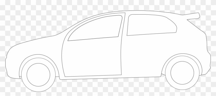 Shapes Clipart Car Pencil And In Color - Outline Of A Big Car #108091