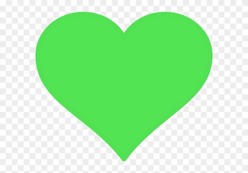 Hit That Green Heart - Green Heart Clipart #108212