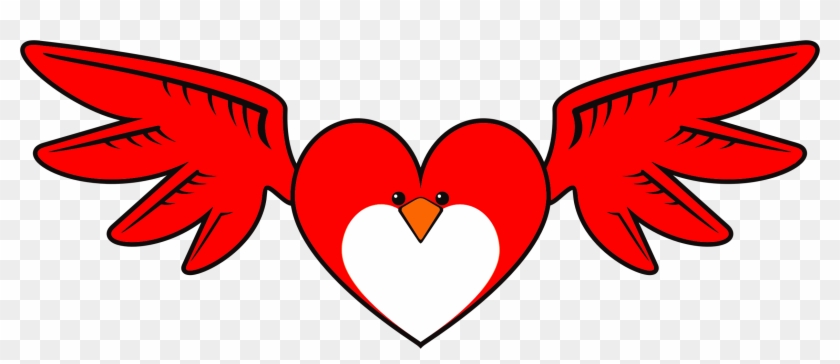 Heart Bird - Video Camera Clip Art #108424