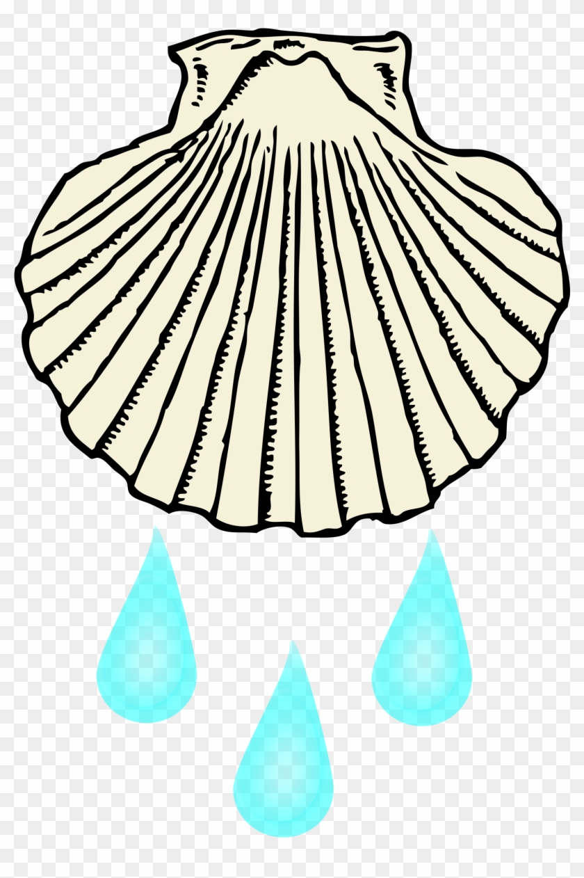 Big Image - Baptismal Shell Clip Art #108614