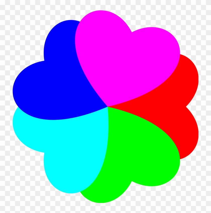 Bezier Svg Flower Heart - Bezier Svg Flower Heart #108788