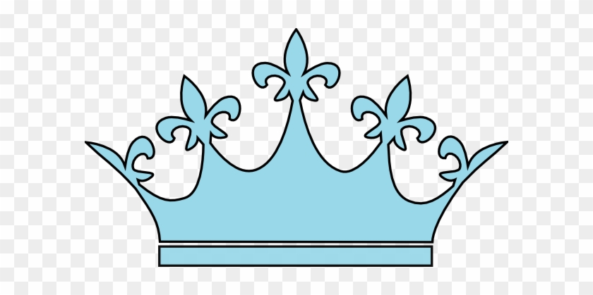 Crown Clipart Baby Blue - Light Blue Crown Clipart #108864