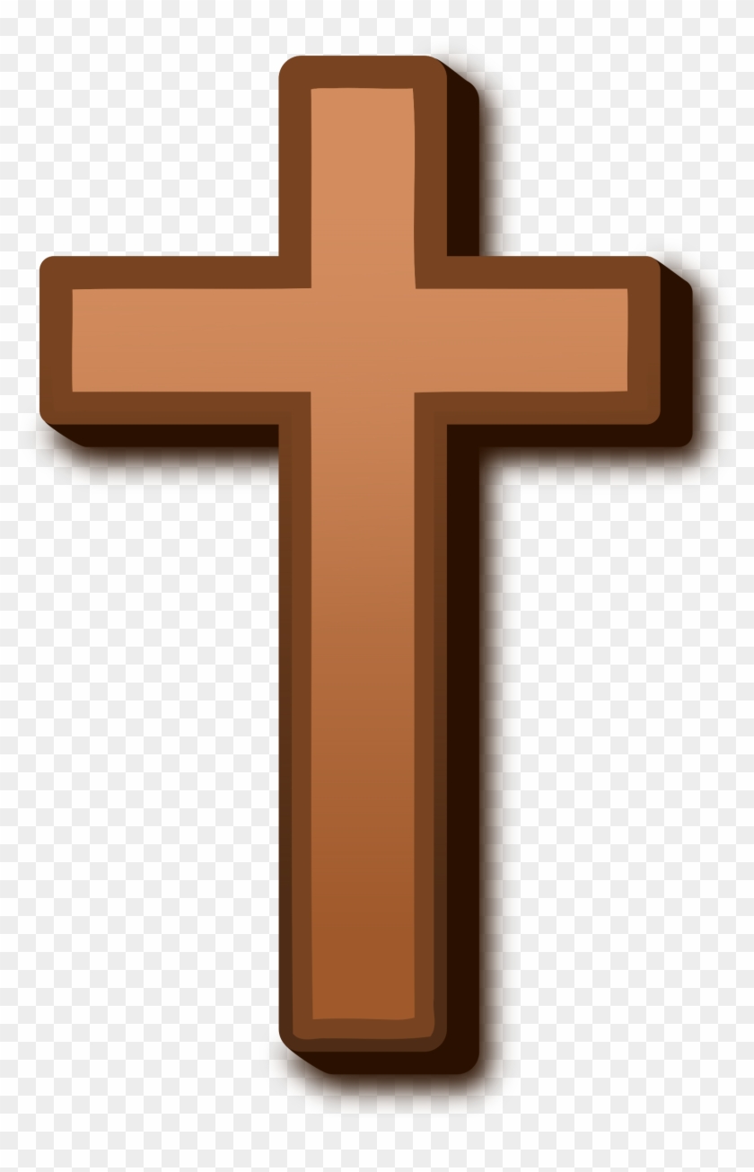 Clipart - Brown Cross #109034