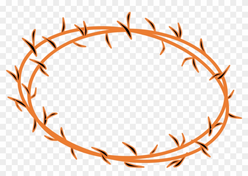 Jesus - Crown Of Thorns Clipart Png #109047