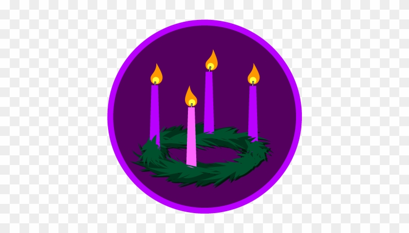 First Sunday Advent Wreath Clipart - Brooklyn Dodgers Logo 1947 #109090