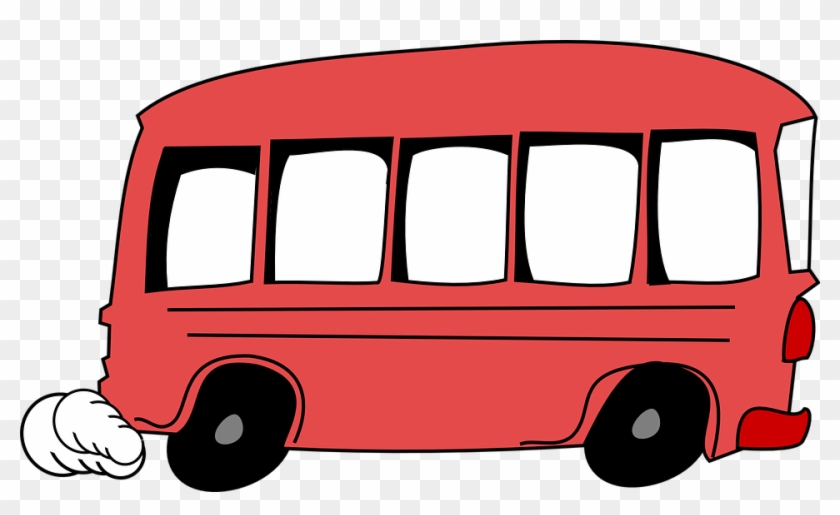 Bus Clipart Kostenlos - Roter Bus Clipart #109118