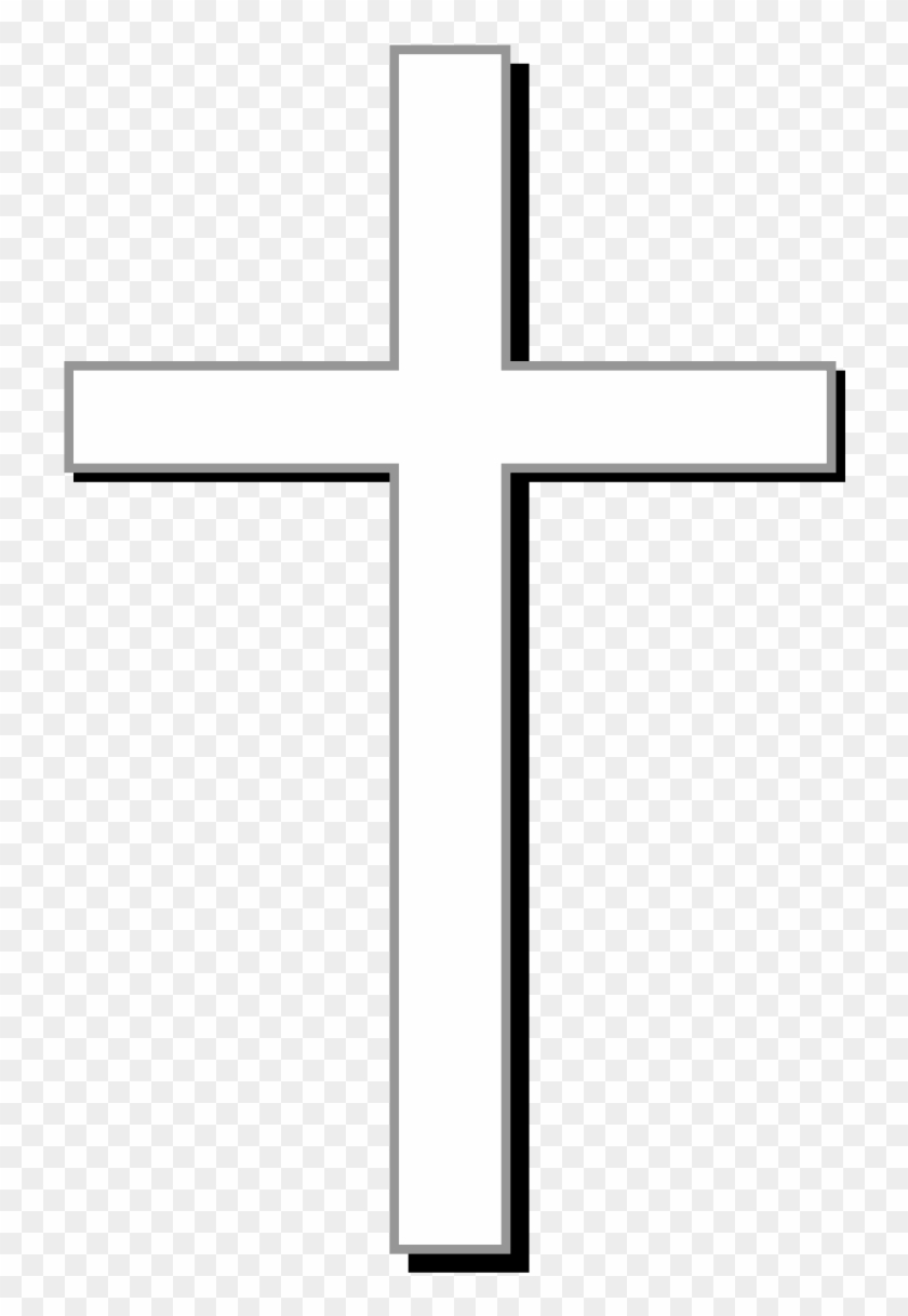 Christian - Cross With White Background #109173