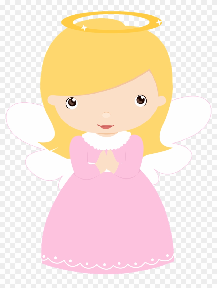 Explore Baptism Cookies, Baby Design, And More - Baby Angel Girl Vector #109232