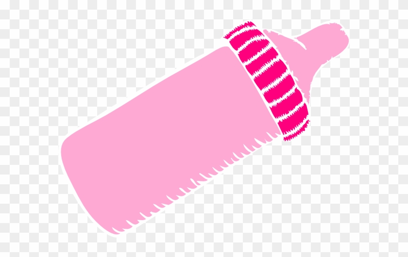 Pacifier3 - Pink Baby Bottle Clip Art #109397