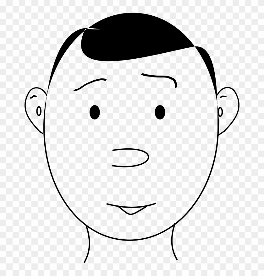 Get Notified Of Exclusive Freebies - Human Face Outline #109426