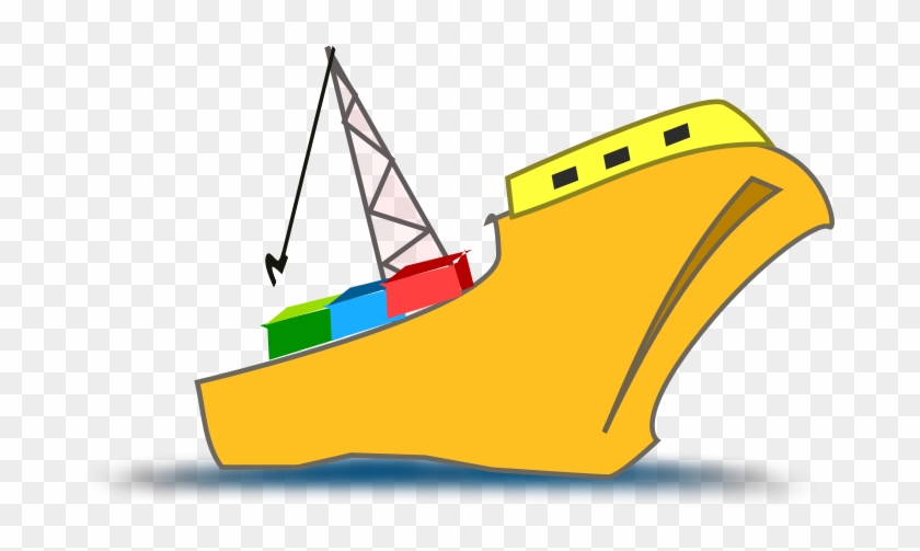 Free Clipart - Shipping Boat #109429