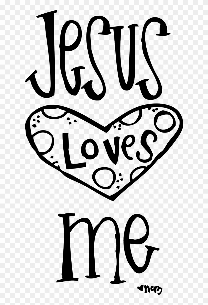 Snow Day Clip Art - Love Jesus Black And White - Free Transparent ...