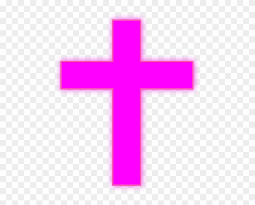 Pink Cross Clip Art - Pink Cross #109758