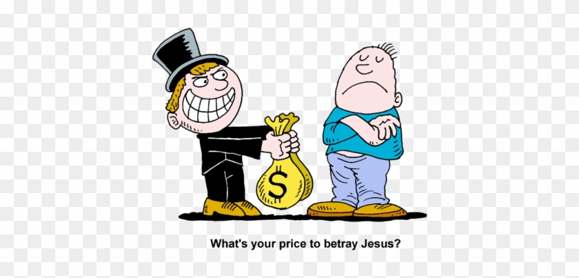 Image Rich Man Offing To Bribe Another Man - Bribery Clip Art #109816